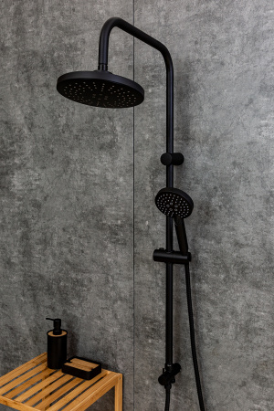 Душевая стойка Orange O-Shower OW02b черный матовый